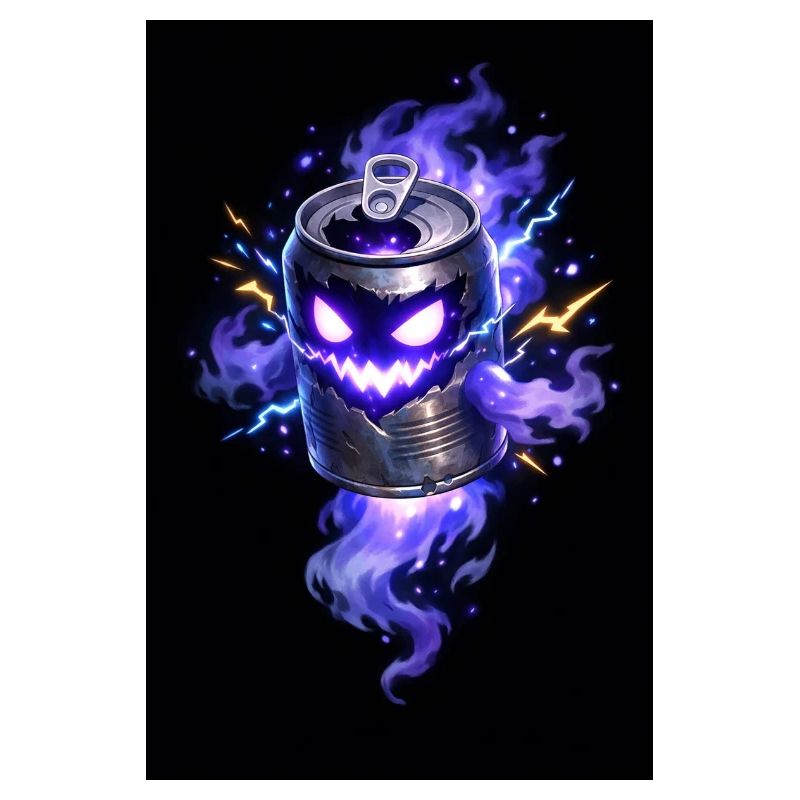 Purple Haunted Cannon Halloween