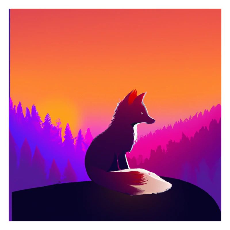 A fox in autumn