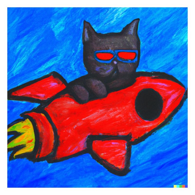 Rocket cat