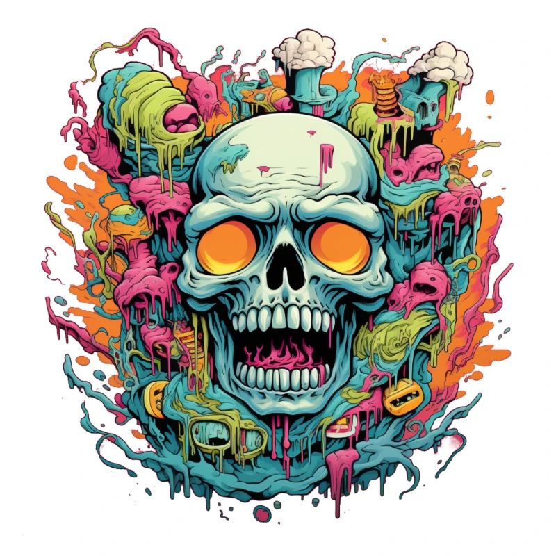 Crazy skull