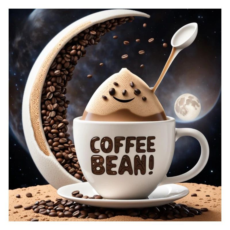 Coffee Bean Moon Cup