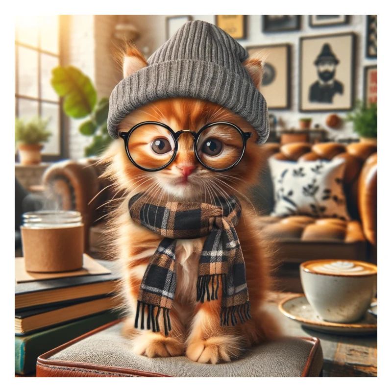 Little cute kitten
