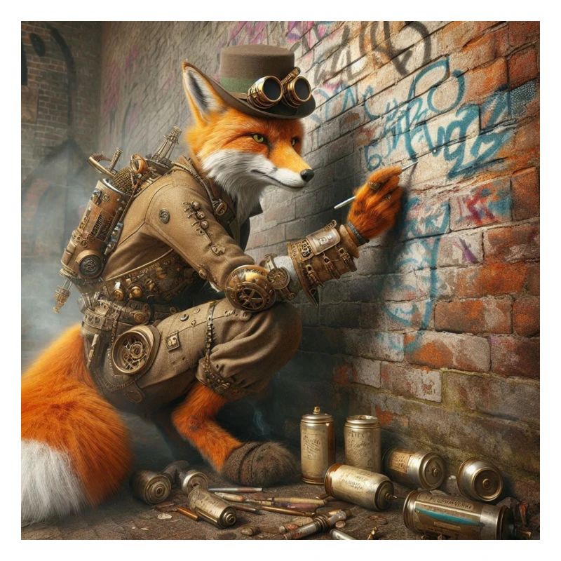 Foxxy graffiti