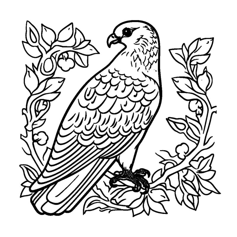 Faucon rapace design