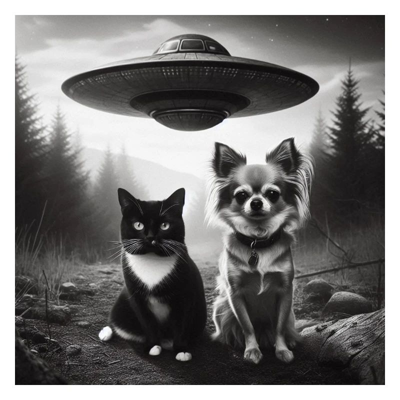 Chihuahua-Katze UFO