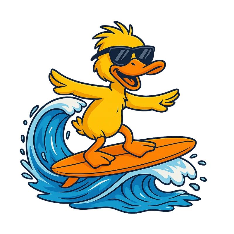 Surfer Duck