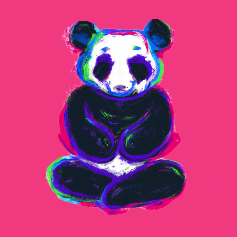 Meditating Panda
