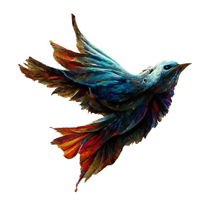 Colourful bird