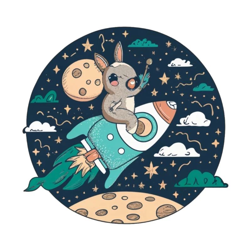 Moonbound Bunny Rocket