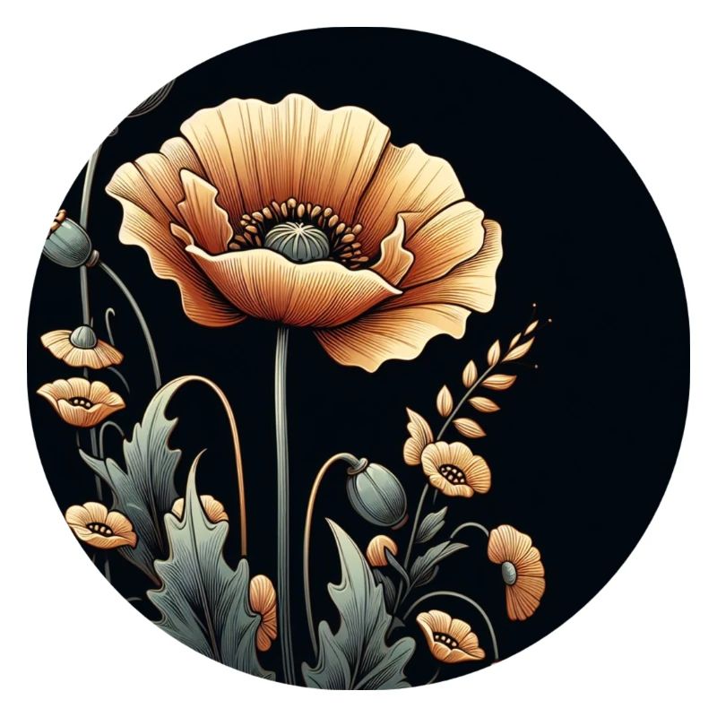Flower, Orange, Beige, Natural, Botany