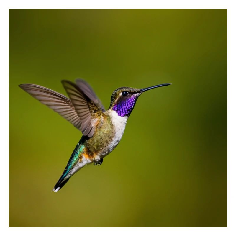 hummingbird in flight