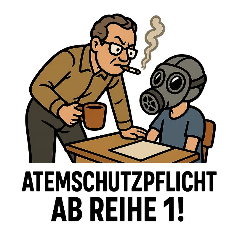 Lehrer Kaffee Zigaretten Mundgeruch