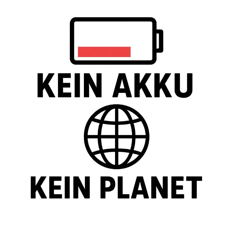 Umweltbewusstes Statement T-Shirt