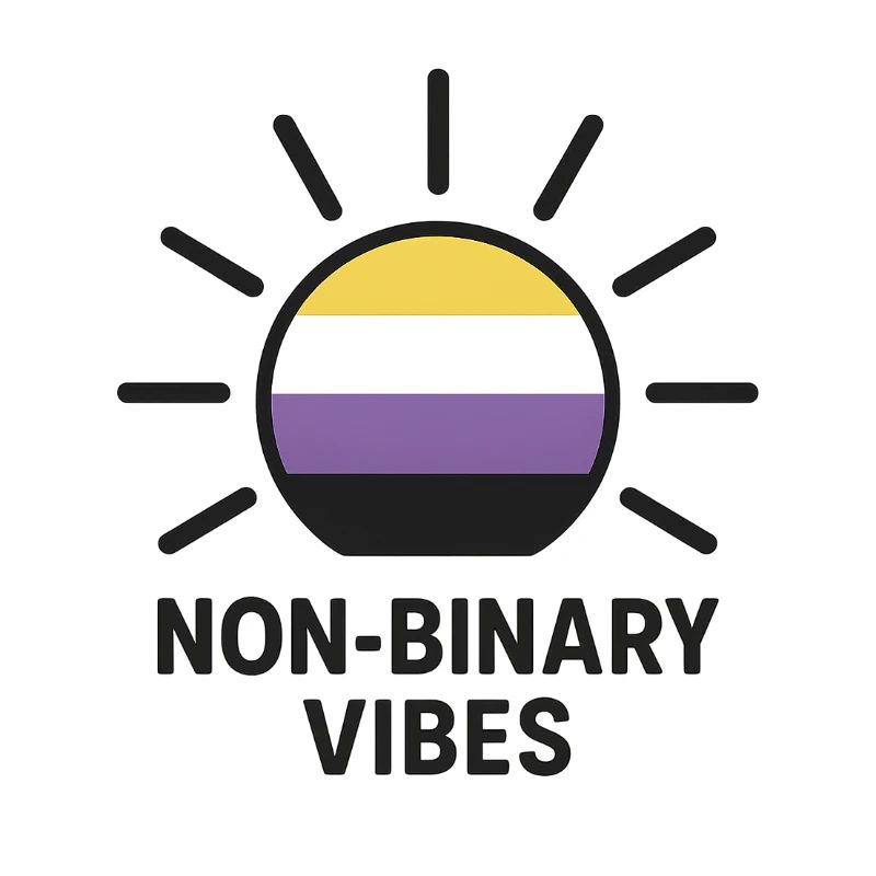 Non-Binary Vibes Sonnenlogo