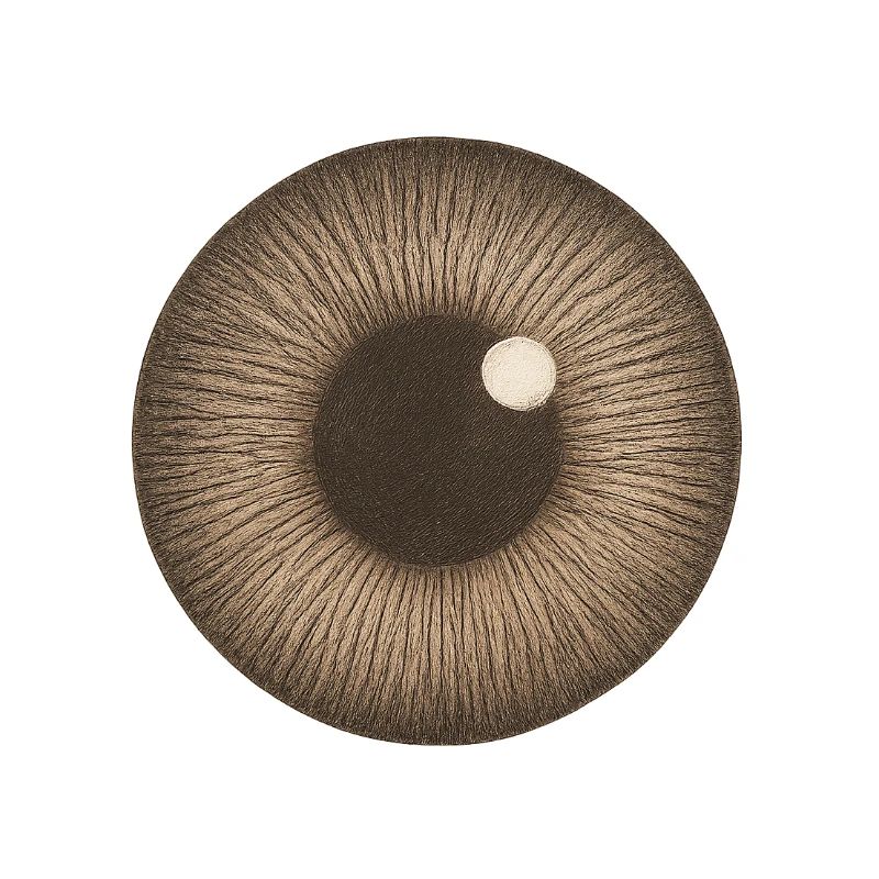 Brown Iris Closeup