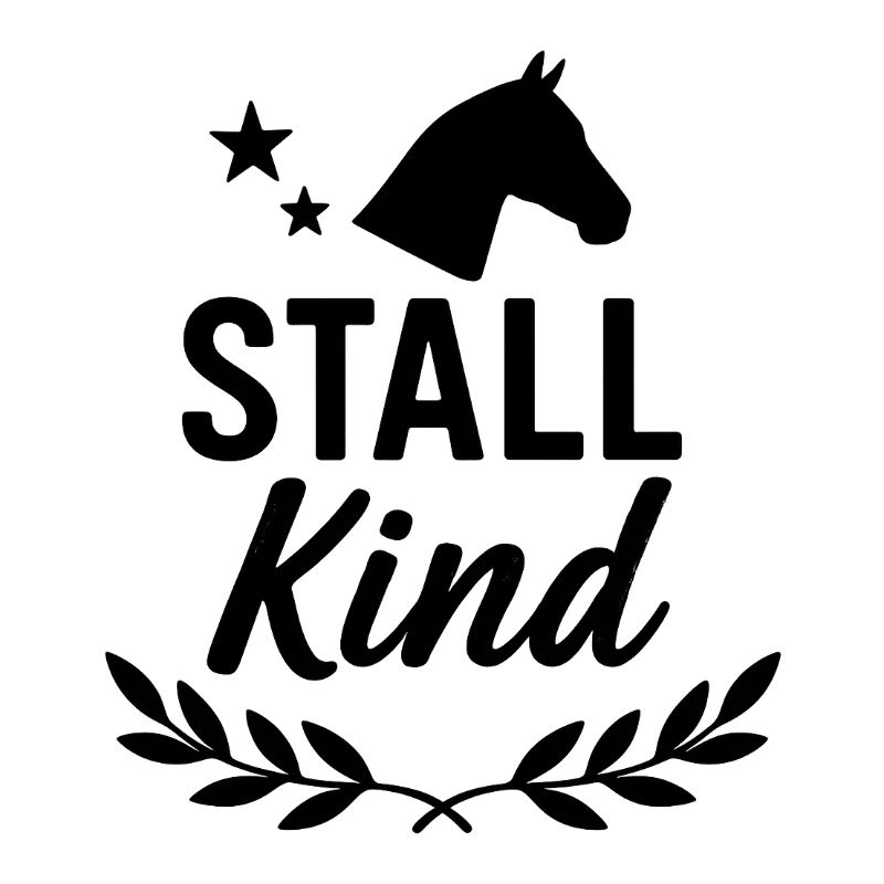 Pferd, Stallkind, lustig