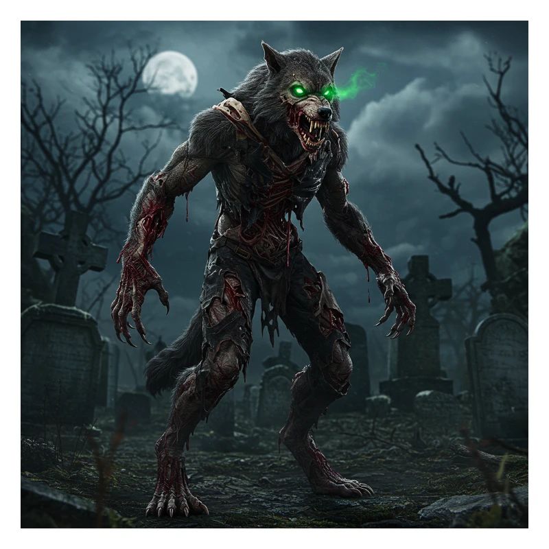 Grimwerewolf Moonlit Night