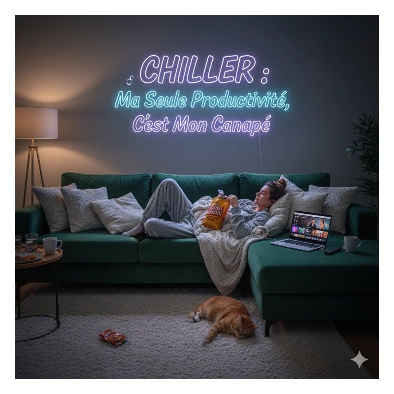 Chiller Neon Sofa: Productivity Relax