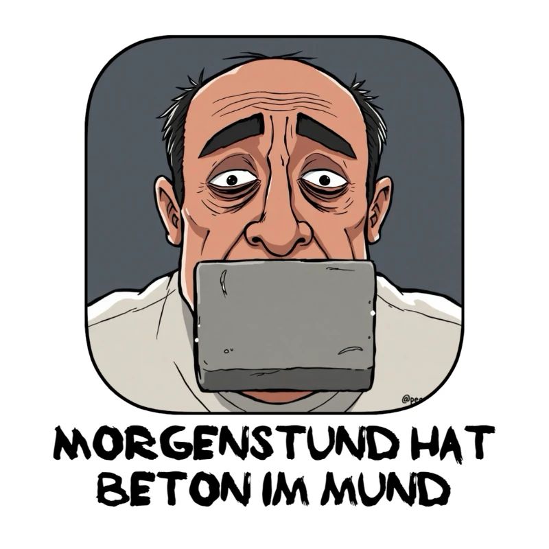 Bildschirmfokus Cartoon