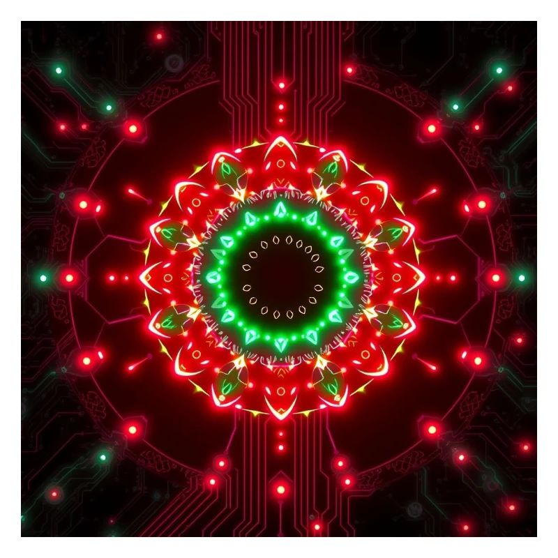 Centre Technologique Neon Mandala