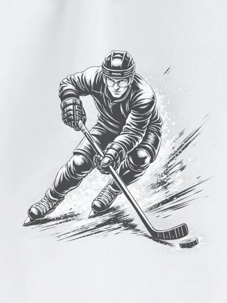 Eishockeyspieler in voller Action