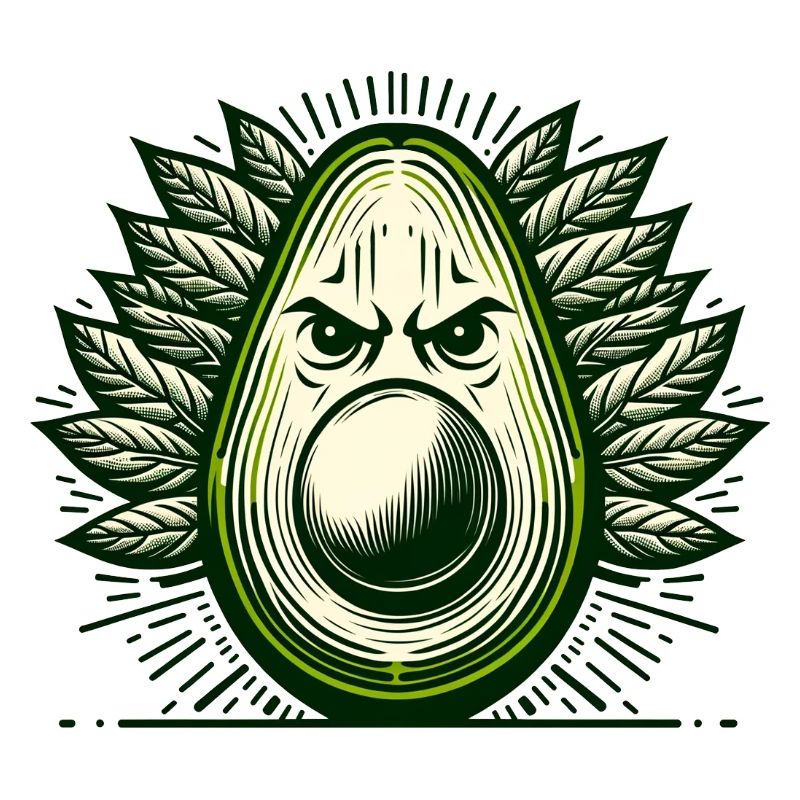Avocado Warrior Face