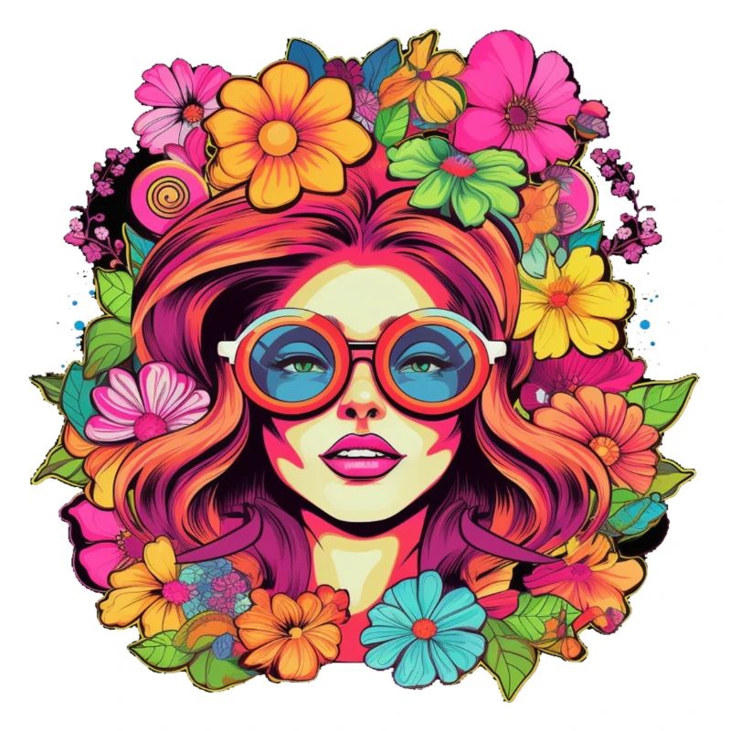 Flower Power Mädchen 3