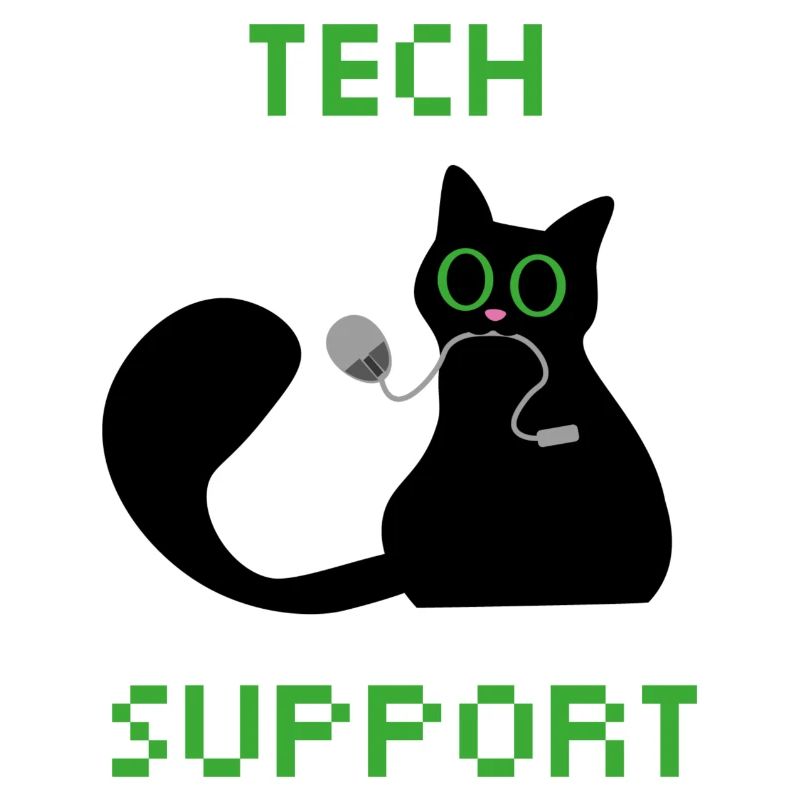 Technik Support - Tech Support Cat