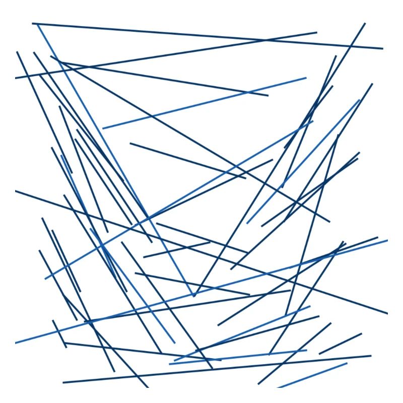 Blue lines Abstract geometry