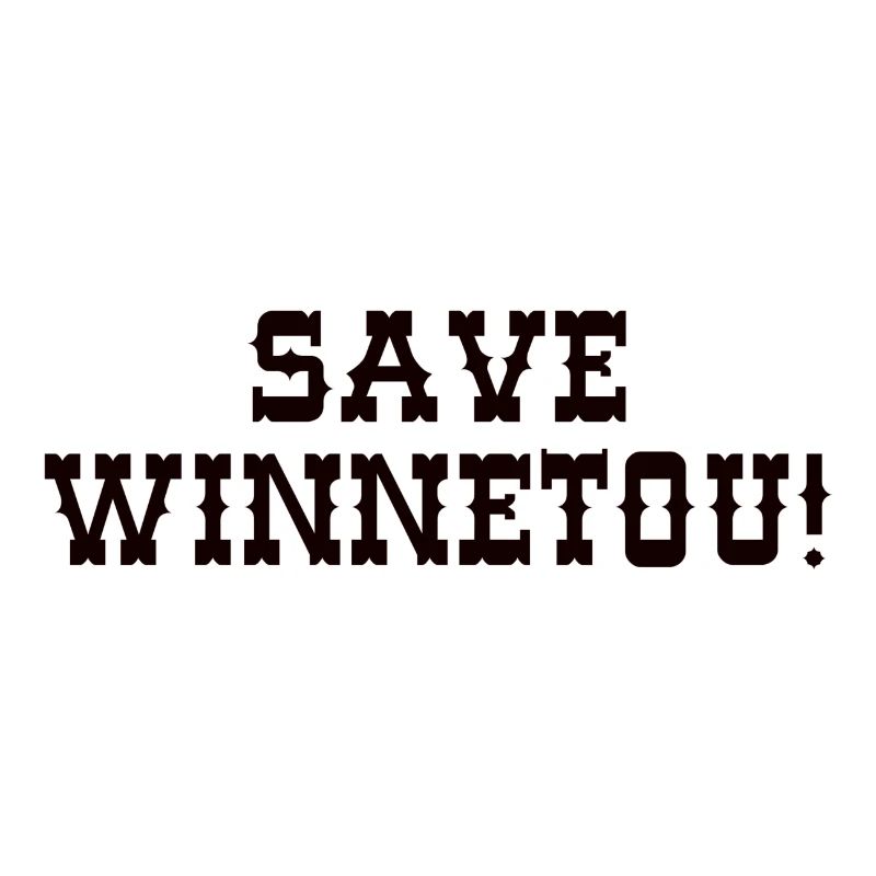 save winnetou,font,typo,black,western