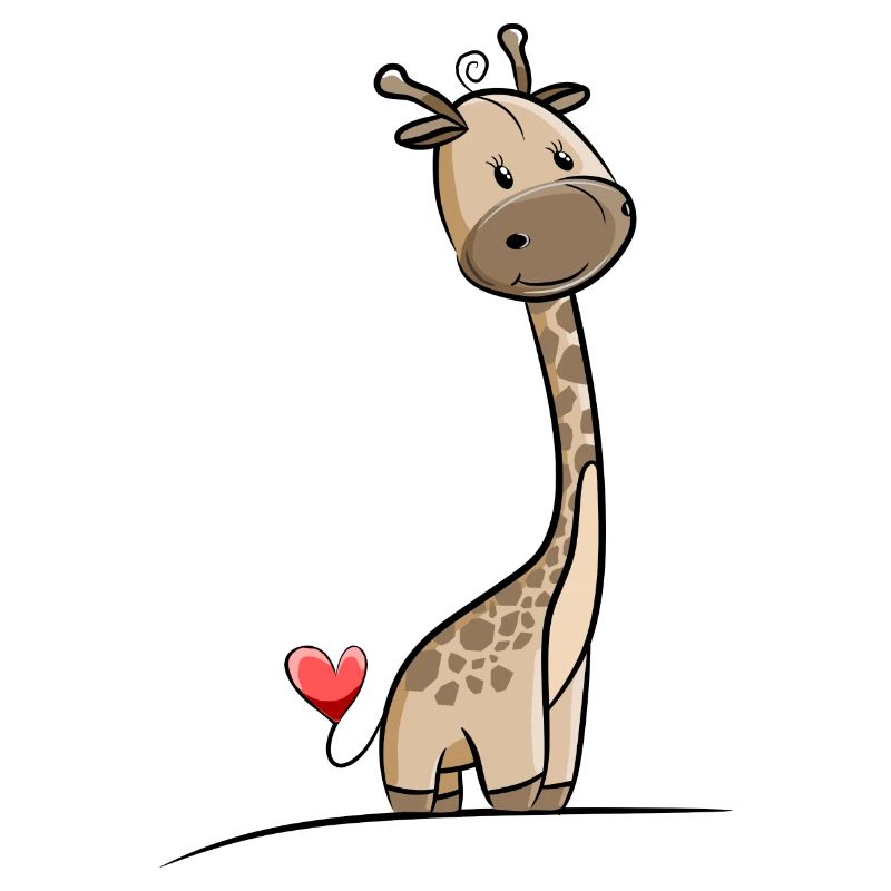 Giraffe Mädchen