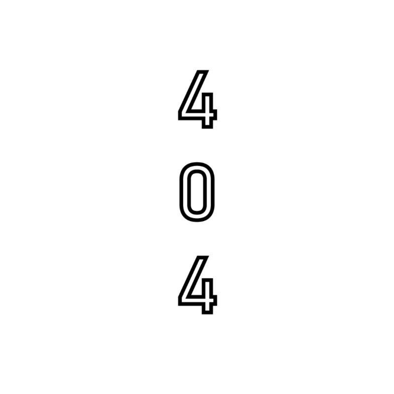 ERROR 404 "404" [ BLACK-TRANSPARENT ]