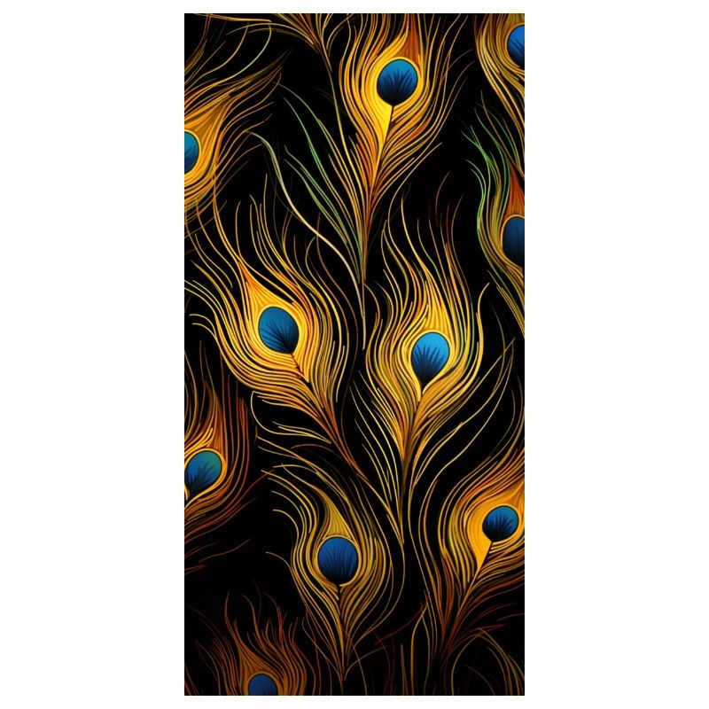 Peacock feathers