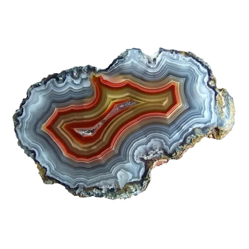 Agate minérale quartz géode gemme