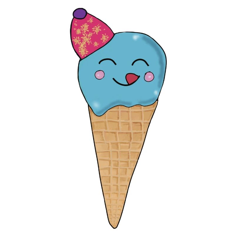 Cornet de crème glacée