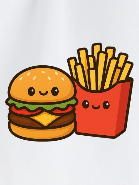 Kawaii Burger & Fries Duo