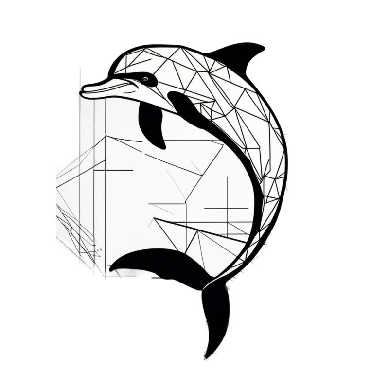 Moderner Delfin