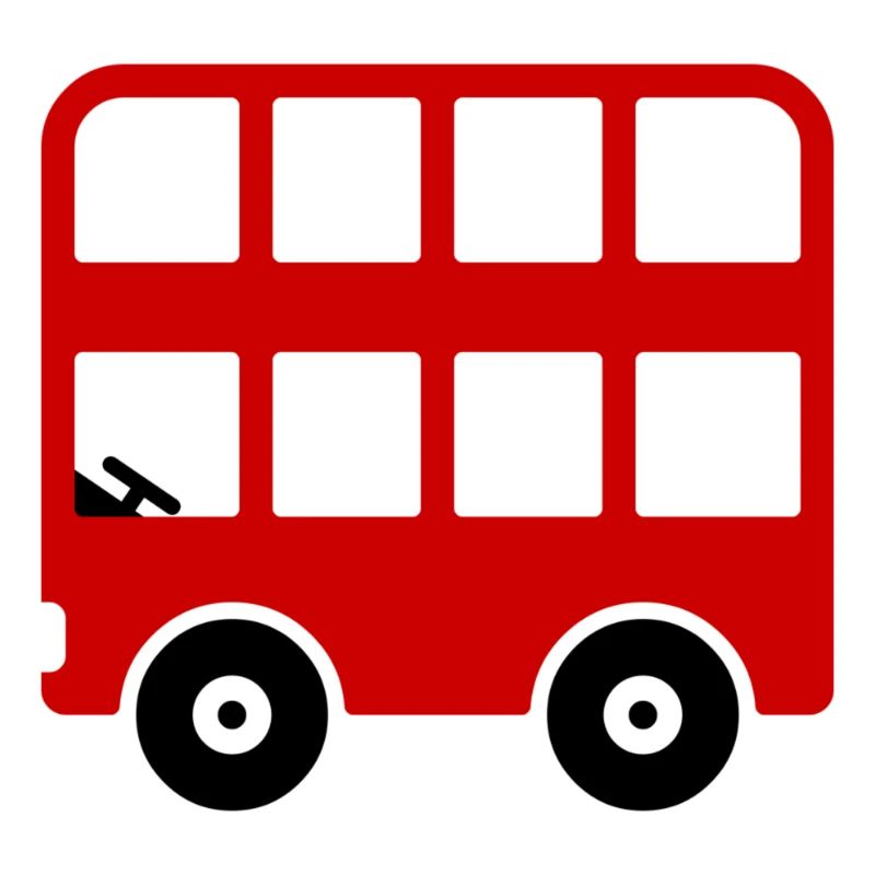 Doppeldecker Bus Comic