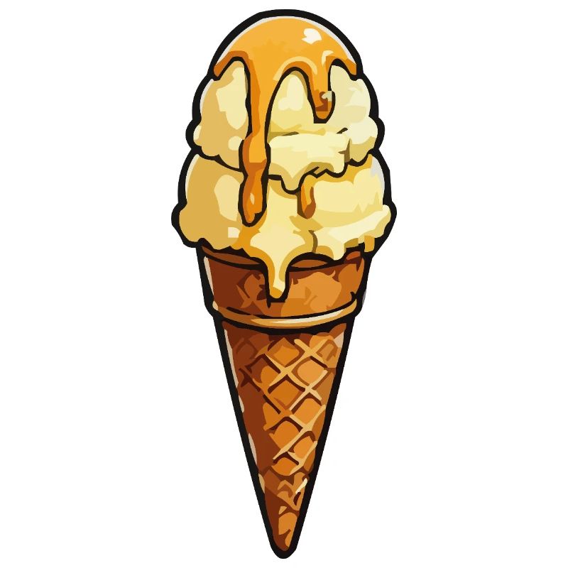 Cornet de glace Caramel Rip