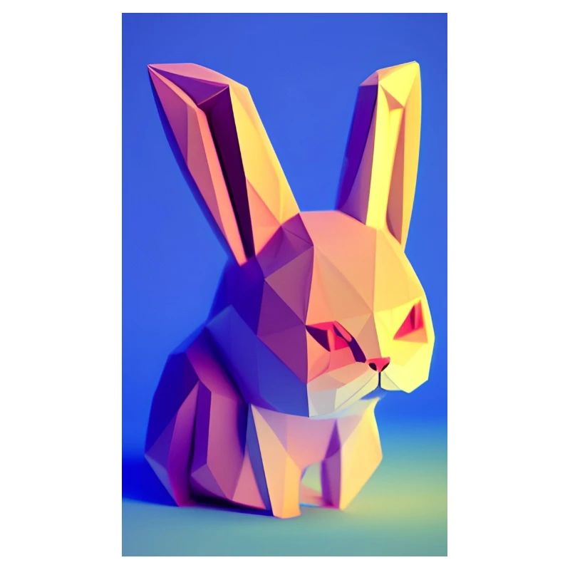 Polygonal Rabbit - Evil Look