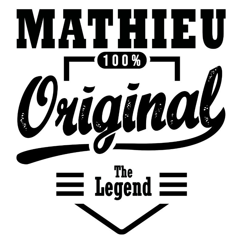 MATHIEU personalisiertes Geschenk Vorname Mathieu