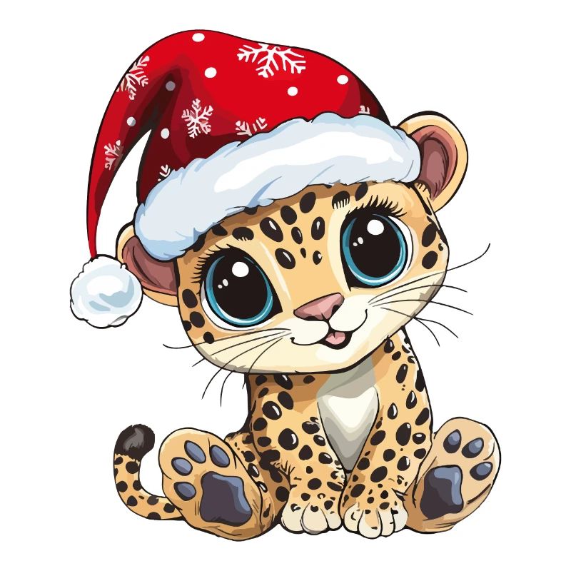 Léopard Noël Mignon Noël mignon