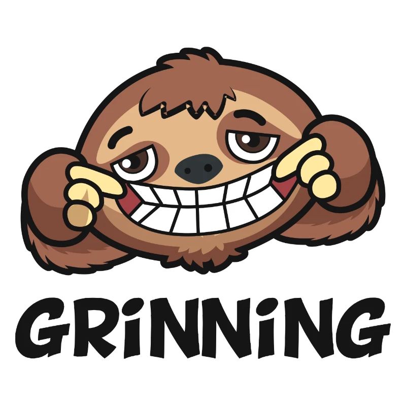 Grinning Funny Graphic