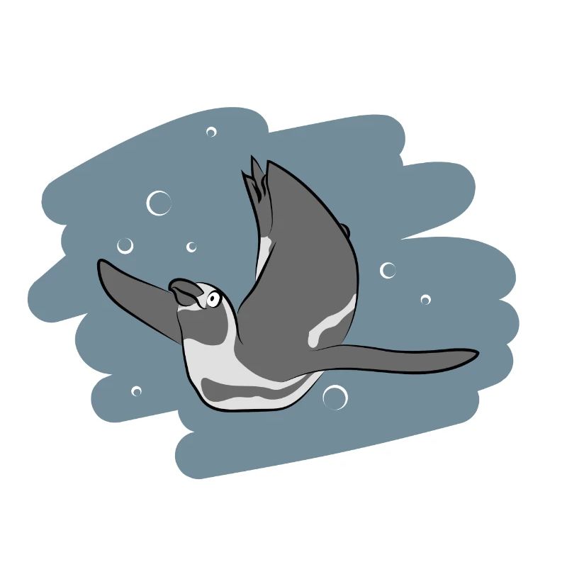 Illustrations Design "Penguin Kisses"