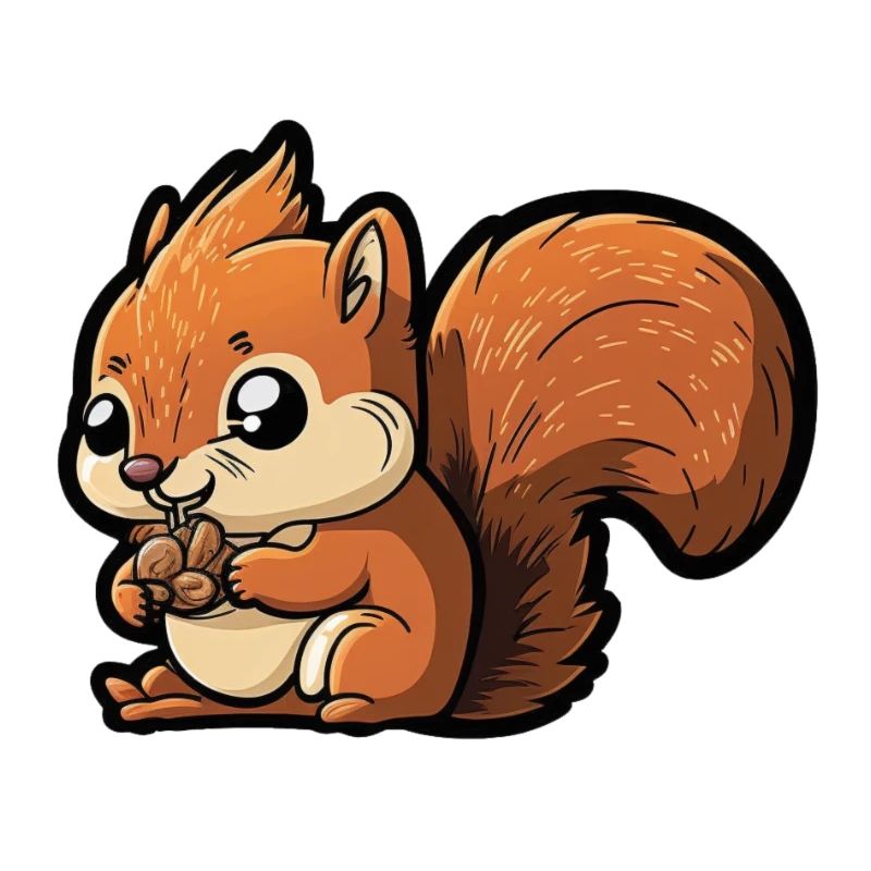 niedliches Eichhörnchen