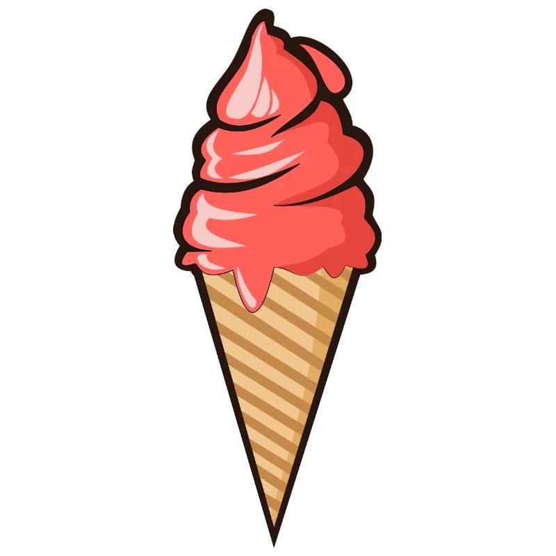 Waffeleis Eis Eiscreme Waffel Sommer Sonne Urlaub