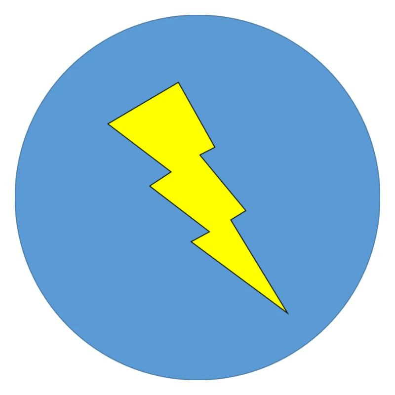 Lightning in a circle