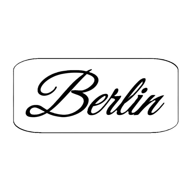 Berlin Skyline Silhouette Design