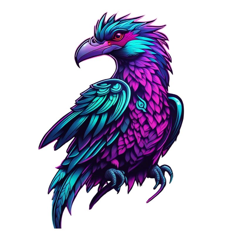 Vol de couleur Neon Phoenix