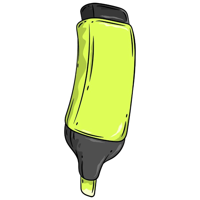 Textmarker Illustration